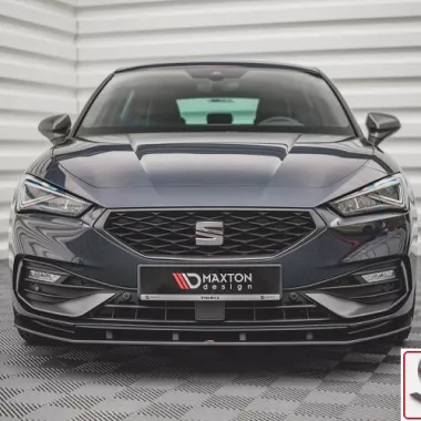 LAMA SOTTOPARAURTI ANTERIORE STREET PRO MAXTON DESIGN PER SEAT LEON FR MK4 (BORDO ROSSO)