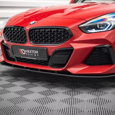 LAMA SOTTOPARAURTI ANTERIORE STREET PRO MAXTON DESIGN PER BMW Z4 G29 M-PACK PRE FACELIFT (BORDO ROSSO)