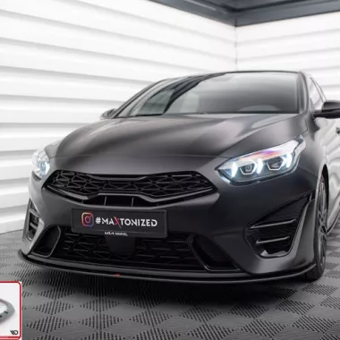 LAMA SOTTOPARAURTI ANTERIORE STREET PRO MAXTON DESIGN PER KIA PROCEED MK3 GT/GT LINE FACELIFT (ROSSO)