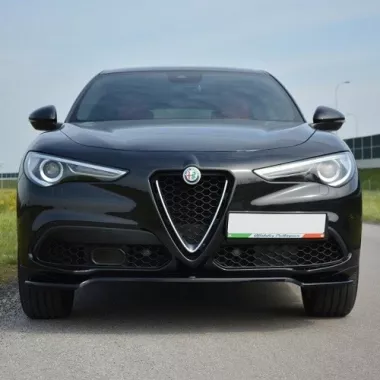 LAMA SOTTOPARAURTI ANTERIORE V.1 MAXTON DESIGN PER ALFA ROMEO STELVIO STANDARD NERA LUCIDA