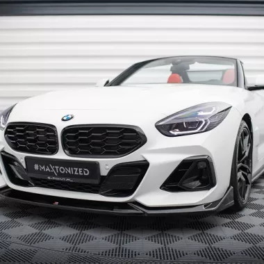 LAMA SOTTOPARAURTI ANTERIORE V.3 MAXTON DESIGN PER BMW Z4 G29 M-PACK PRE FACELIFT/FACELIFT NERO LUCIDO