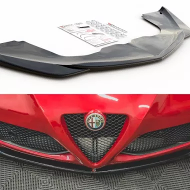 LAMA SOTTOPARAURTI ANTERIORE MAXTON DESIGN PER ALFA ROMEO 4C NERO LUCIDO