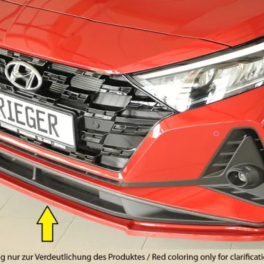 LAMA SOTTOPARAURTI ANTERIORE RIEGER TUNING NERA OPACA PER HYUNDAI I20N MK3