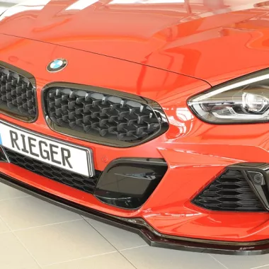 LAMA SOTTOPARAURTI ANTERIORE RIEGER TUNING NERA LUCIDA PER BMW Z4 G29 M-PACK