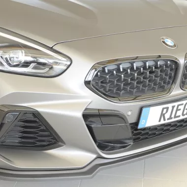 LAMA SOTTOPARAURTI ANTERIORE RIEGER TUNING NERA OPACA PER BMW Z4 G29 M-PACK