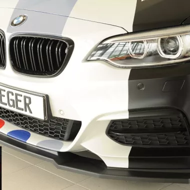 LAMA SOTTOPARAURTI ANTERIORE PER BMW SERIE 2 F22/F23 NERO LUCIDO RIEGER TUNING
