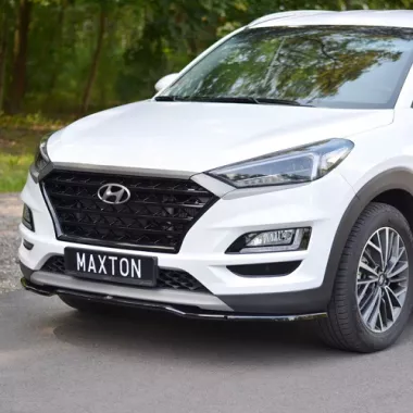 LAMA SOTTOPARAURTI ANTERIORE V.2 MAXTON DESIGN PER HYUNDAI TUCSON MK3 RESTYLING NERA LUCIDA