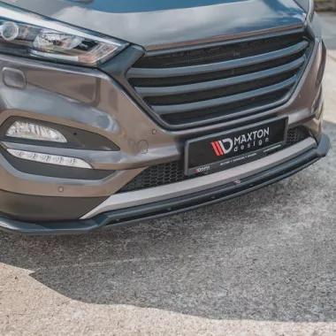 LAMA SOTTOPARAURTI ANTERIORE MAXTON DESIGN PER HYUNDAI TUCSON MK3 NERA LUCIDA