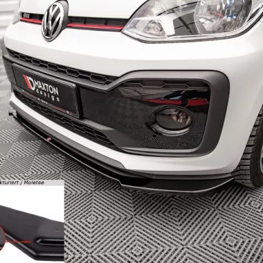 LAMA SOTTOPARAURTI ANTERIORE MAXTON DESIGN PER VW UP GTI NERO OPACO
