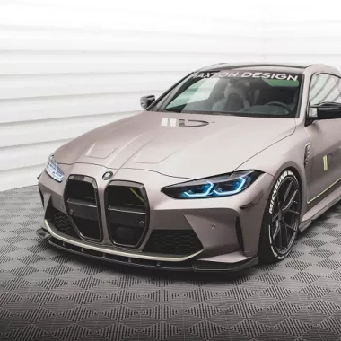 LAMA SOTTOPARAURTI ANTERIORE V.1 MAXTON DESIGN CARBONIO PER BMW M4 G82