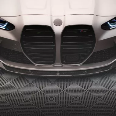 LAMA SOTTOPARAURTI ANTERIORE V.2 MAXTON DESIGN CARBONIO PER BMW M4 G82