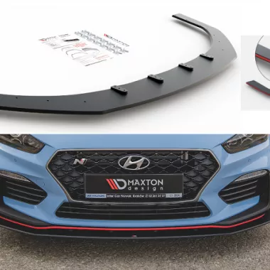 LAMA SOTTOPARAURTI ANTERIORE RACING DURABILITY MAXTON DESIGN PER HYUNDAI I30 N (MK3) PRE-RESTYLING FASTBACK E HATCHBACK (BORDO ROSSO)