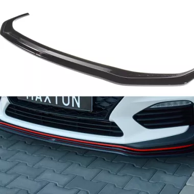 LAMA SOTTOPARAURTI ANTERIORE V.2 MAXTON DESIGN NERA LUCIDA PER HYUNDAI I30 N (MK3) PRE-RESTYLING FASTBACK E HATCHBACK