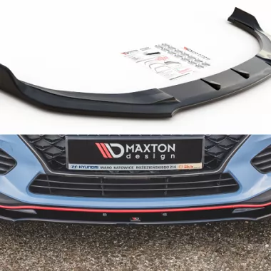 LAMA SOTTOPARAURTI ANTERIORE V.3 MAXTON DESIGN NERA LUCIDA PER HYUNDAI I30 N (MK3) PRE-RESTYLING FASTBACK E HATCHBACK