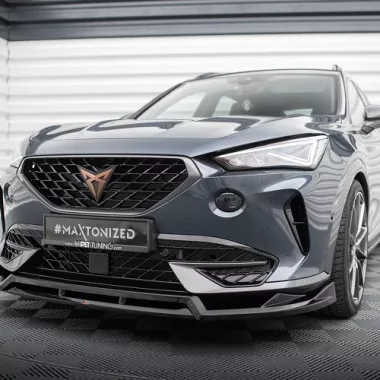 LAMA SOTTOPARAURTI ANTERIORE V.4 MAXTON DESIGN PER CUPRA FORMENTOR NERO LUCIDO