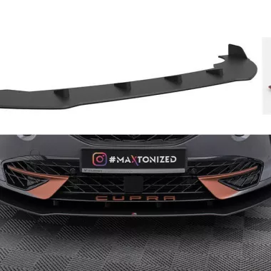 LAMA SOTTOPARAURTI ANTERIORE STREET PRO MAXTON DESIGN PER CUPRA FORMENTOR (BORDO ROSSO)