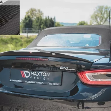 SPOILER CAP MAXTON DESIGN PER ABARTH 124 SPIDER CARBON LOOK