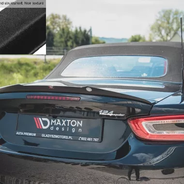 SPOILER CAP MAXTON DESIGN PER ABARTH 124 SPIDER NERO OPACO