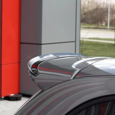 SPOILER CAP MAXTON DESIGN PER 500 ABARTH RESTYLING NERO LUCIDO