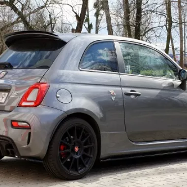 SPOILER CAP MAXTON DESIGN PER 500 ABARTH RESTYLING NERO OPACO