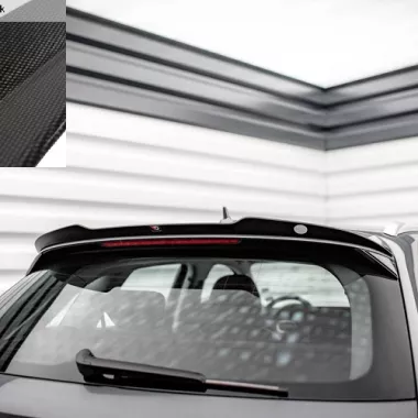 SPOILER CAP MAXTON DESIGN PER AUDI A3 8V SPORTBACK PRE RESTYLING NO S-LINE CARBON LOOK