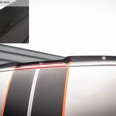 SPOILER CAP MAXTON DESIGN PER FORD TRANSIT CUSTOM ST-LINE MK1 FACELIFT CARBON LOOK