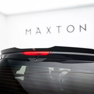 SPOILER CAP MAXTON DESIGN PER SMART BRABUS FORTWO C451 FACELIFT NERO LUCIDO