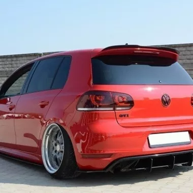 SPOILER CAP MAXTON DESIGN PER GOLF MK6 GTI CARBON LOOK