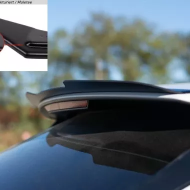 SPOILER CAP V.1 MAXTON DESIGN PER AUDI Q8 MK1 (4M) CON S-LINE NERO OPACO