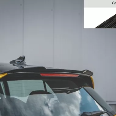 SPOILER CAP V.1 MAXTON DESIGN PER VW GOLF MK8 STANDARD / R-LINE CARBON LOOK
