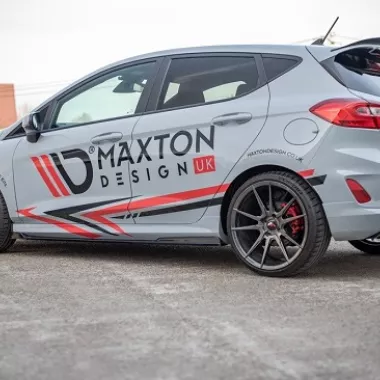 SPOILER CAP V.2 MAXTON DESIGN PER FORD FIESTA MK8 ST/ST-LINE CARBON LOOK