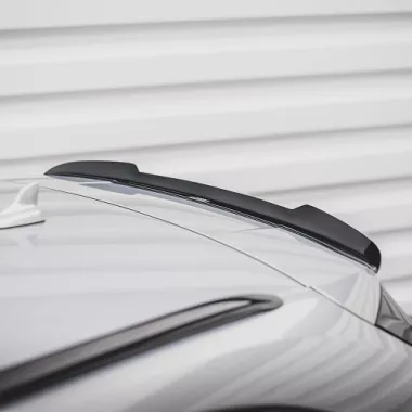 SPOILER CAP V.2 MAXTON DESIGN PER AUDI A4 B9 AVANT S-LINE PRE RESTYLING NERO LUCIDO