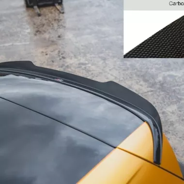 SPOILER CAP V.2 MAXTON DESIGN PER VW GOLF MK8 STANDARD / R-LINE CARBON LOOK