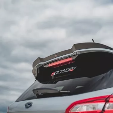 SPOILER CAP V.3 MAXTON DESIGN PER FORD FIESTA MK8 ST/ST-LINE CARBON LOOK