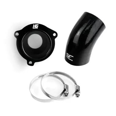 KIT TURBO MUFFLER DELETE HG MOTORSPORT PER VW POLO AW GTI RESTYLING 2.0 TSI 207CV